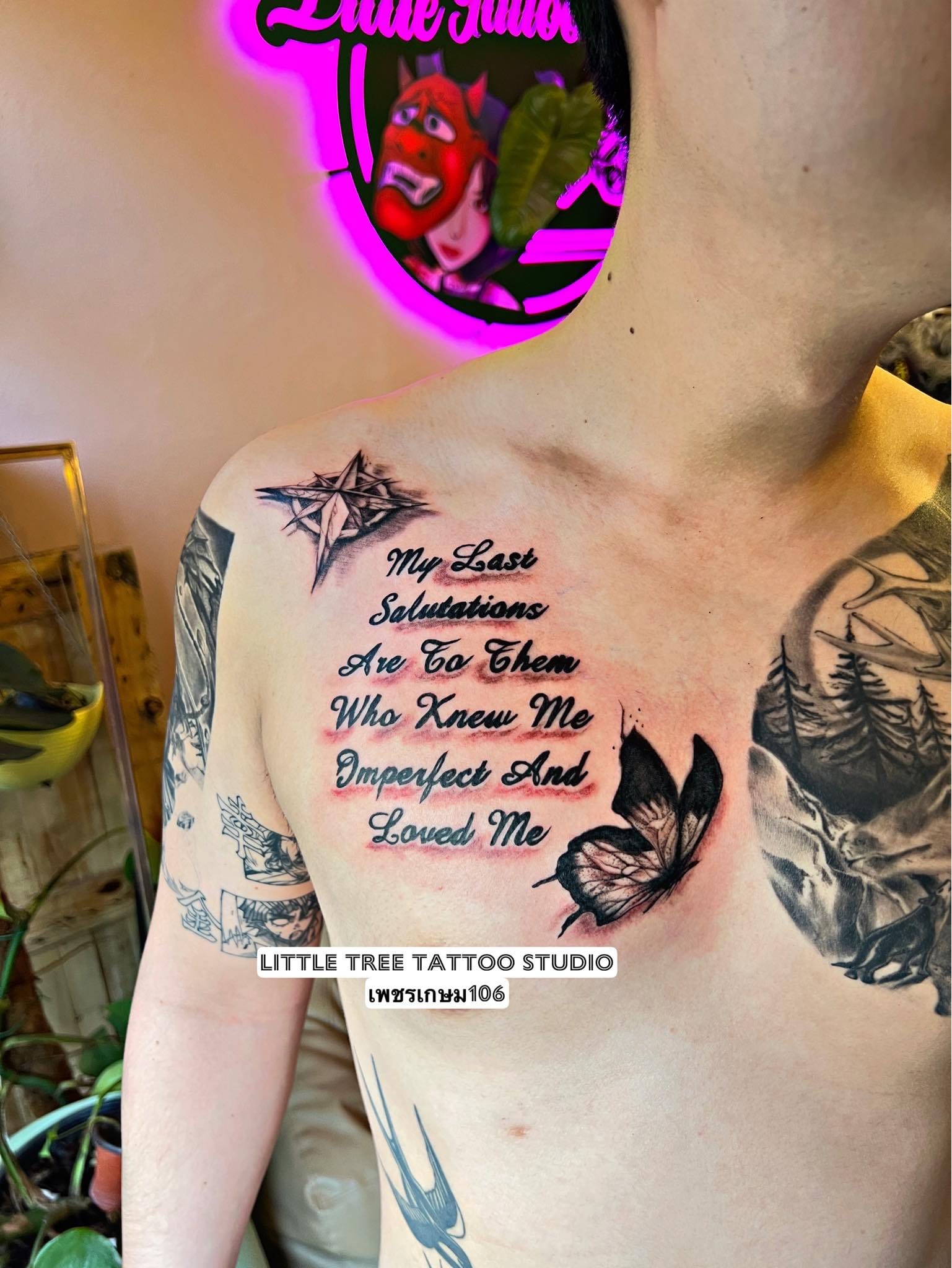 Custom tattoo work by Little Tree Tattoo Studio Bangkok