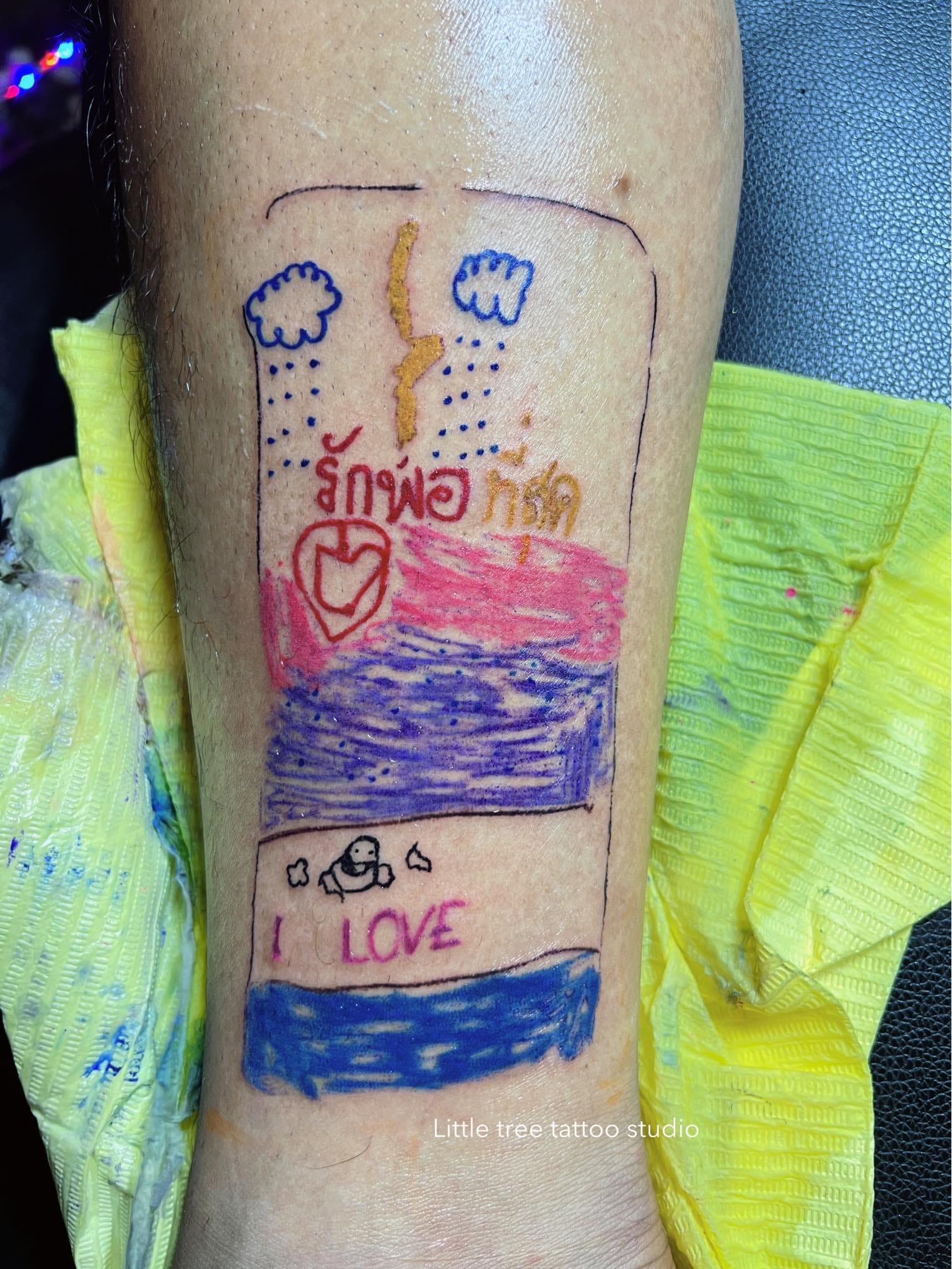 Custom tattoo work by Little Tree Tattoo Studio Bangkok