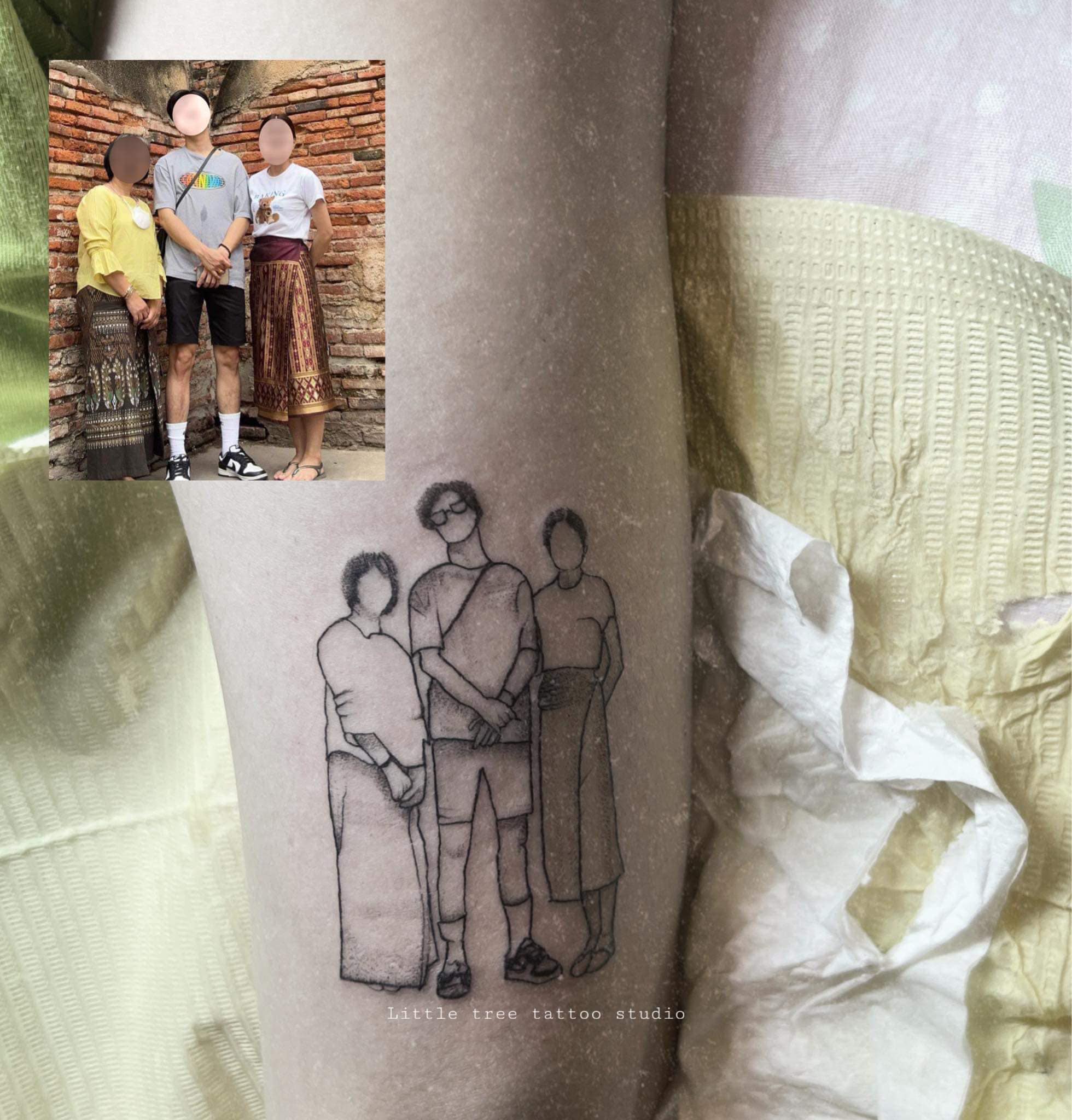 Custom tattoo work by Little Tree Tattoo Studio Bangkok